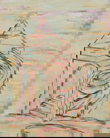 Lance Kiland "Pharaoh's Slide" Painting 1995