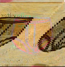 John Nelson "Heaven" Mixed Media on Panel