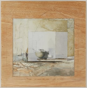 Brad Widness "Bowl In Space" Mixed Media 2001