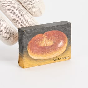 Charles Wehringer Mini Bagel Painting