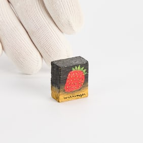 Charles Wehringer Mini Strawberry Painting