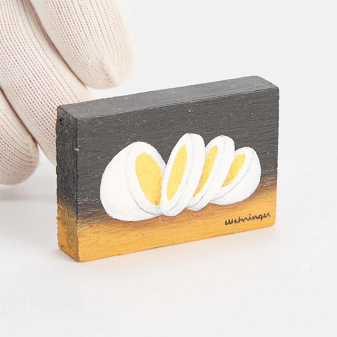 Charles Wehringer Mini Sliced Egg Painting (1 of 4)