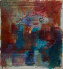 Patrick Bradley "Incadu" Acrylic on Canvas 1988