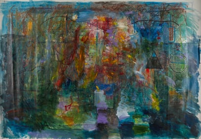 Patrick Bradley "Timisoara" Acrylic Painting