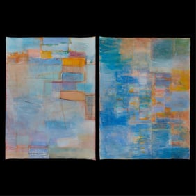 2 Patrick Bradley Acrylic Paintings