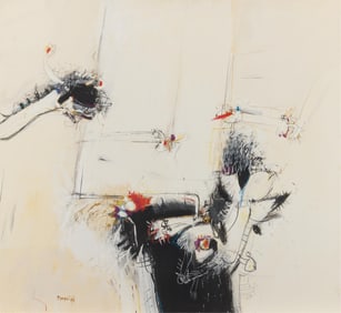 Fabrizio Plessi "Rapporte No. 19" Painting