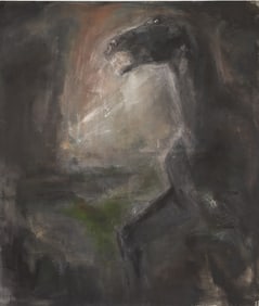 Christa Naher "Hiob" Painting 1985