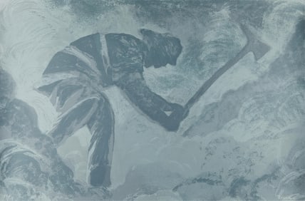 Richard Bosman "Forced Entry" Screenprint 1993