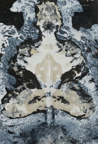 Tim Jones "Floating Buddha" Symmetrical Painting