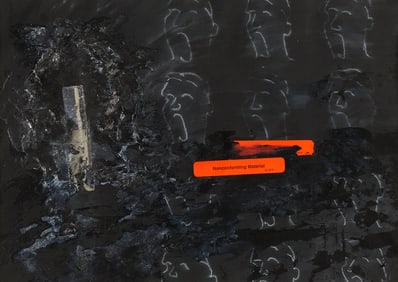 Tim Jones Mixed Media Painting 1994