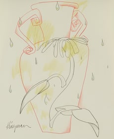 Brant Kingman "Familiar Themes" Drawing