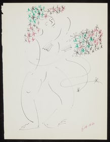 Irene Pereira Star Dancer Drawing 1966