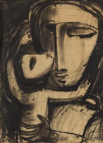 John Christoforou "Mother & Child" Painting