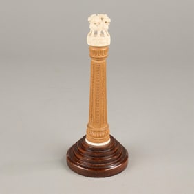 19th c. Grand Tour Lion Capital of Ashoka Souvenir