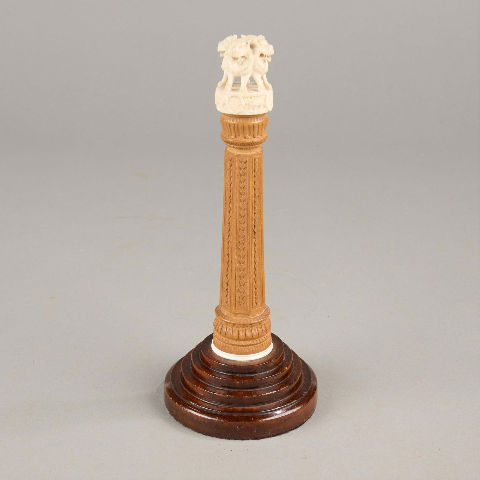 19th c. Grand Tour Lion Capital of Ashoka Souvenir (1 of 5)