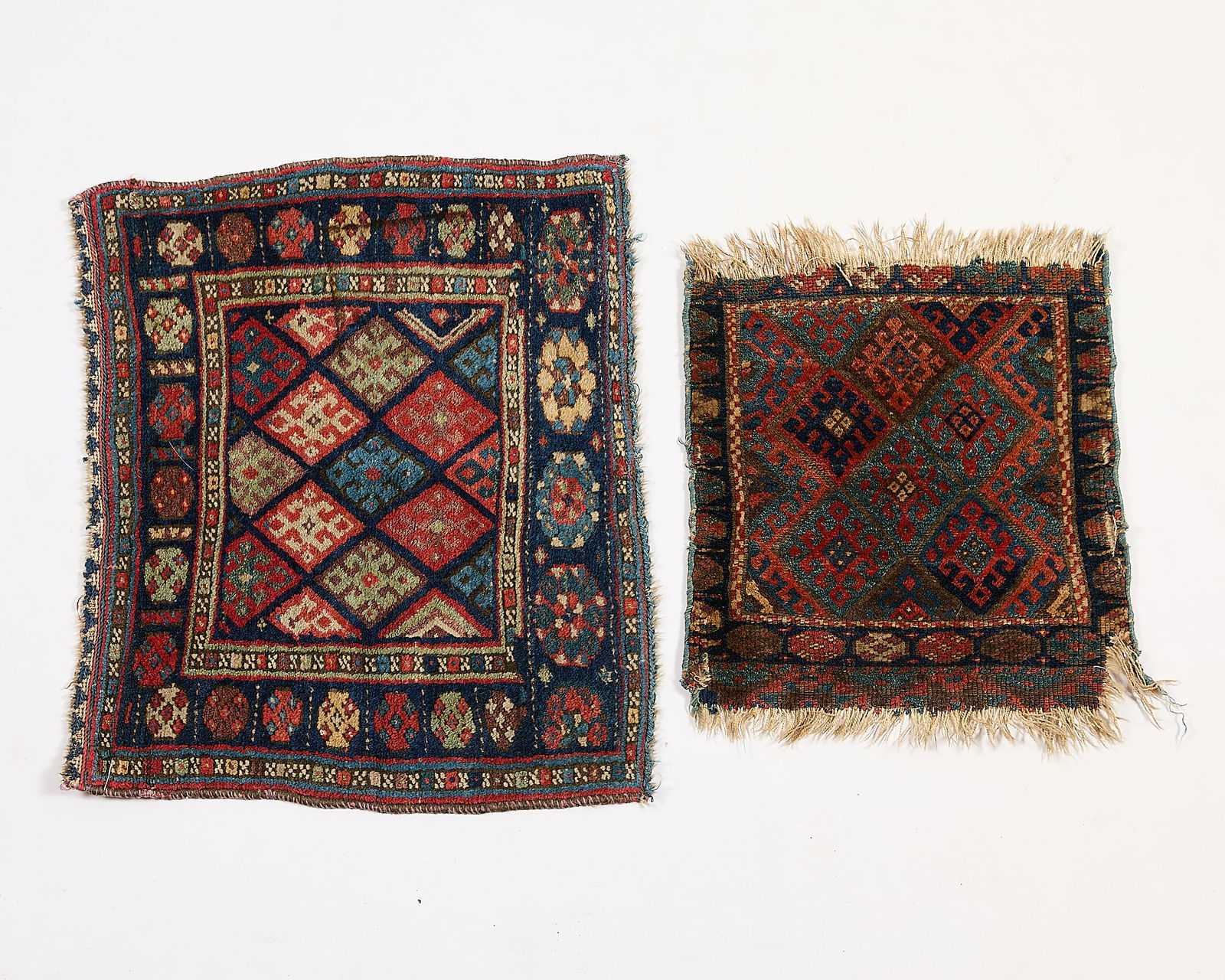 2 Caucasian Tribal Bag Face Textiles (1 of 5)