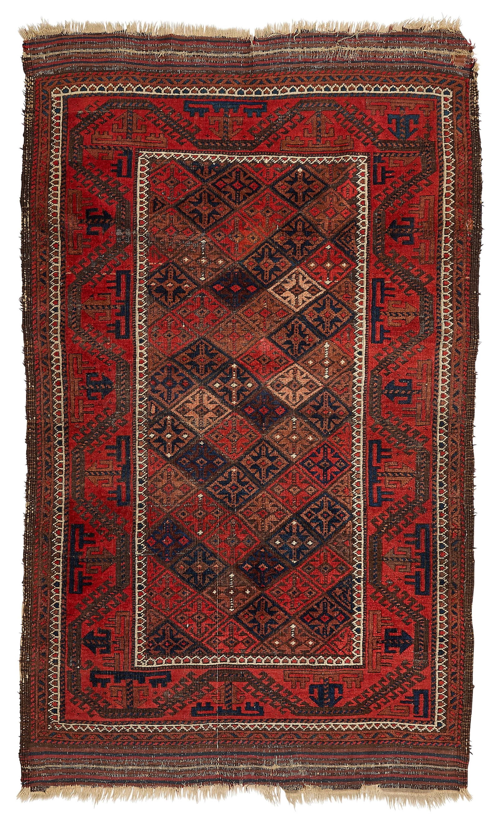 Persian Tribal Baluch Wool Rug 5'6"x3'4" (1 of 4)