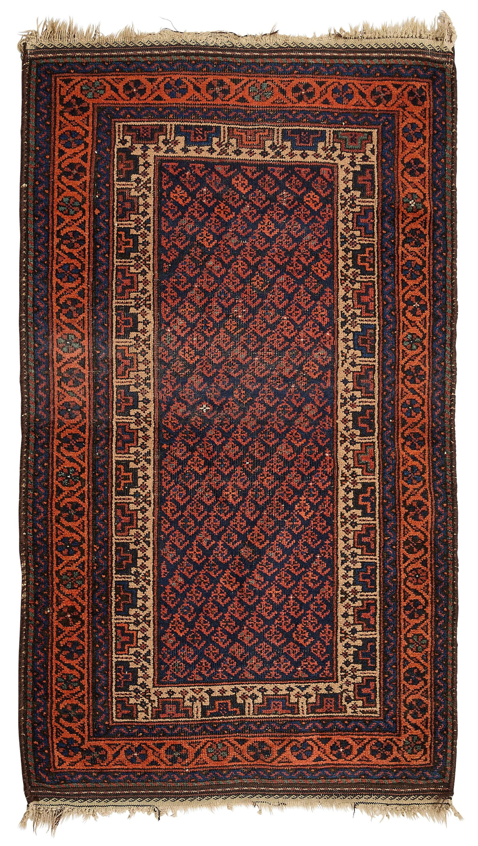 Caucasian Tribal Baluch Rug 4'6"x2'7" (1 of 4)