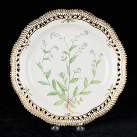 Royal Copenhagen Flora Danica Plate - Damaged