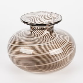 Attrib. Fratelli Toso Murano Glass Vase