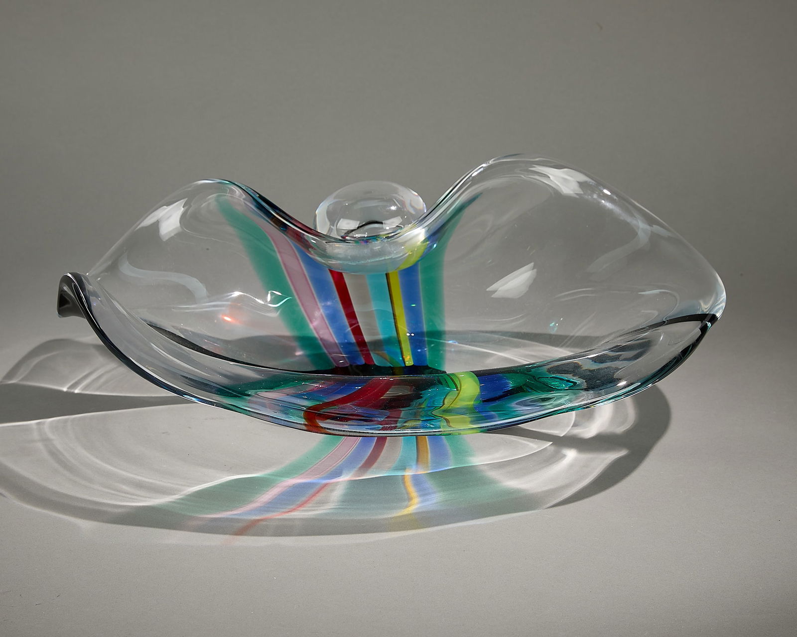 Livio Seguso Oggetti Murano Freeform Glass Bowl (1 of 6)