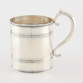 Young & Veal Engraved Coin Silver Cup - 264 g