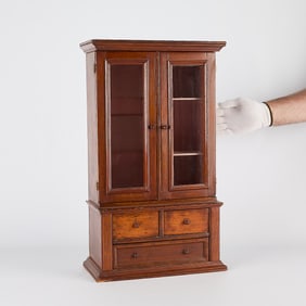 Antique Miniature Wooden Cabinet