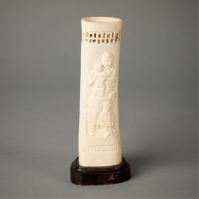Knockaloe POW Bone Vase ca. WWI