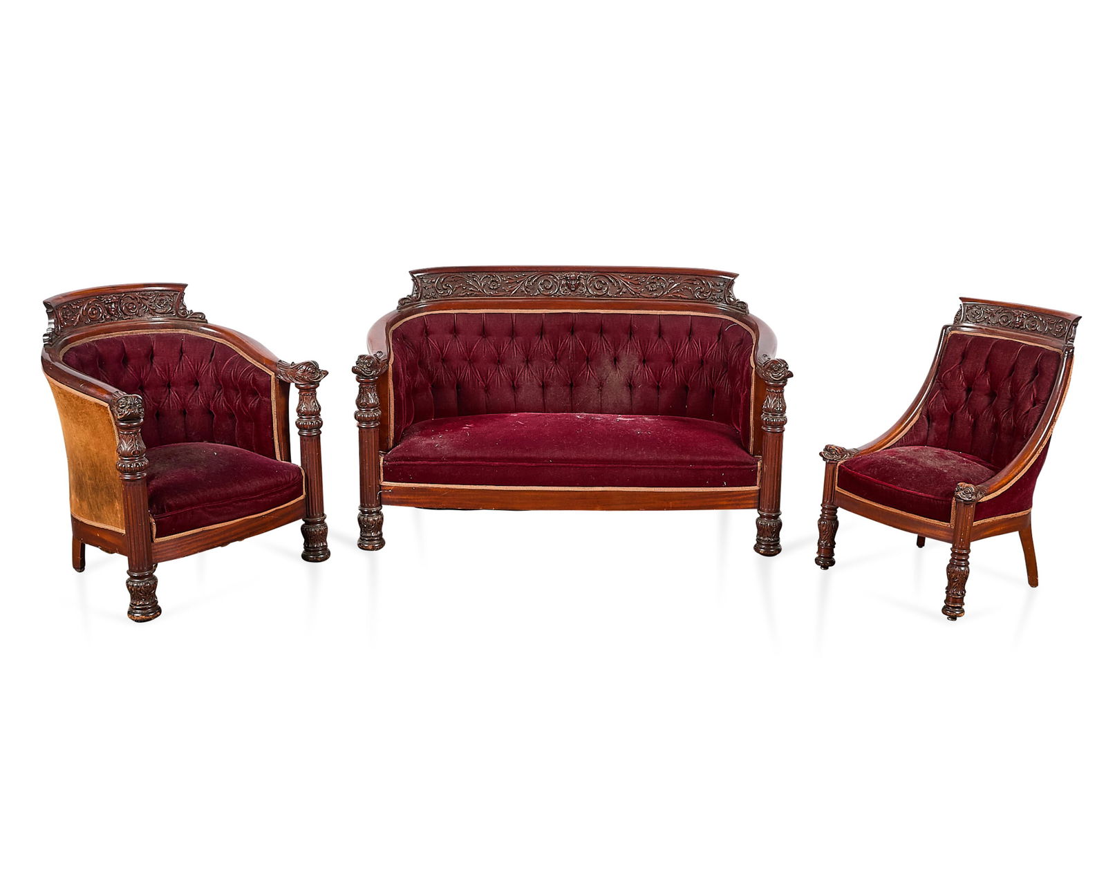 Set 3 Victorian Style Parlor Furniture (1 of 5)