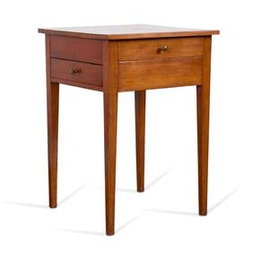 Antique Shaker Federal Style Wooden Side Table
