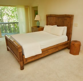 Split Bamboo Queen Bed Frame