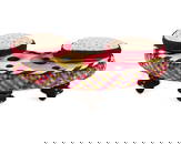 MacKenzie-Childs Modern Kidney Bench Loveseat