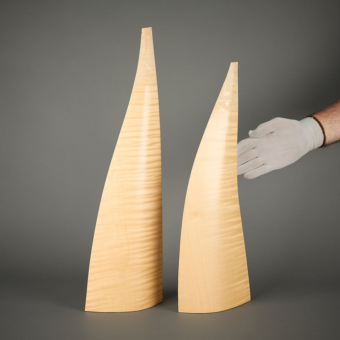 Set 2 Colin Schleeh Sycamore Wooden Bud Vases (1 of 5)