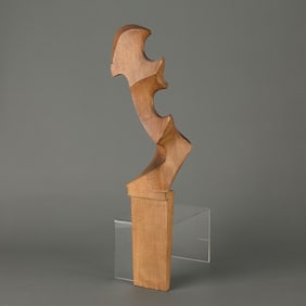 Giuseppe Carli "Forcola (Oarlock)" Wood Sculpture
