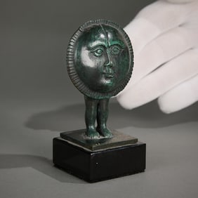 Sergio Bustamante "Little Sun" Bronze Sculpture