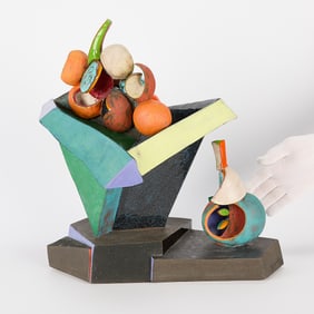 Kathryn Youngs Studio Pottery Fruit Sculpture