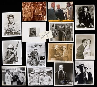 15 John Wayne Autographs