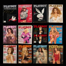 20 Signed Playboy Magazine Covers 1979-97
