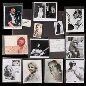 24 Celebrity Autographs - Anka, Caselotti, & More