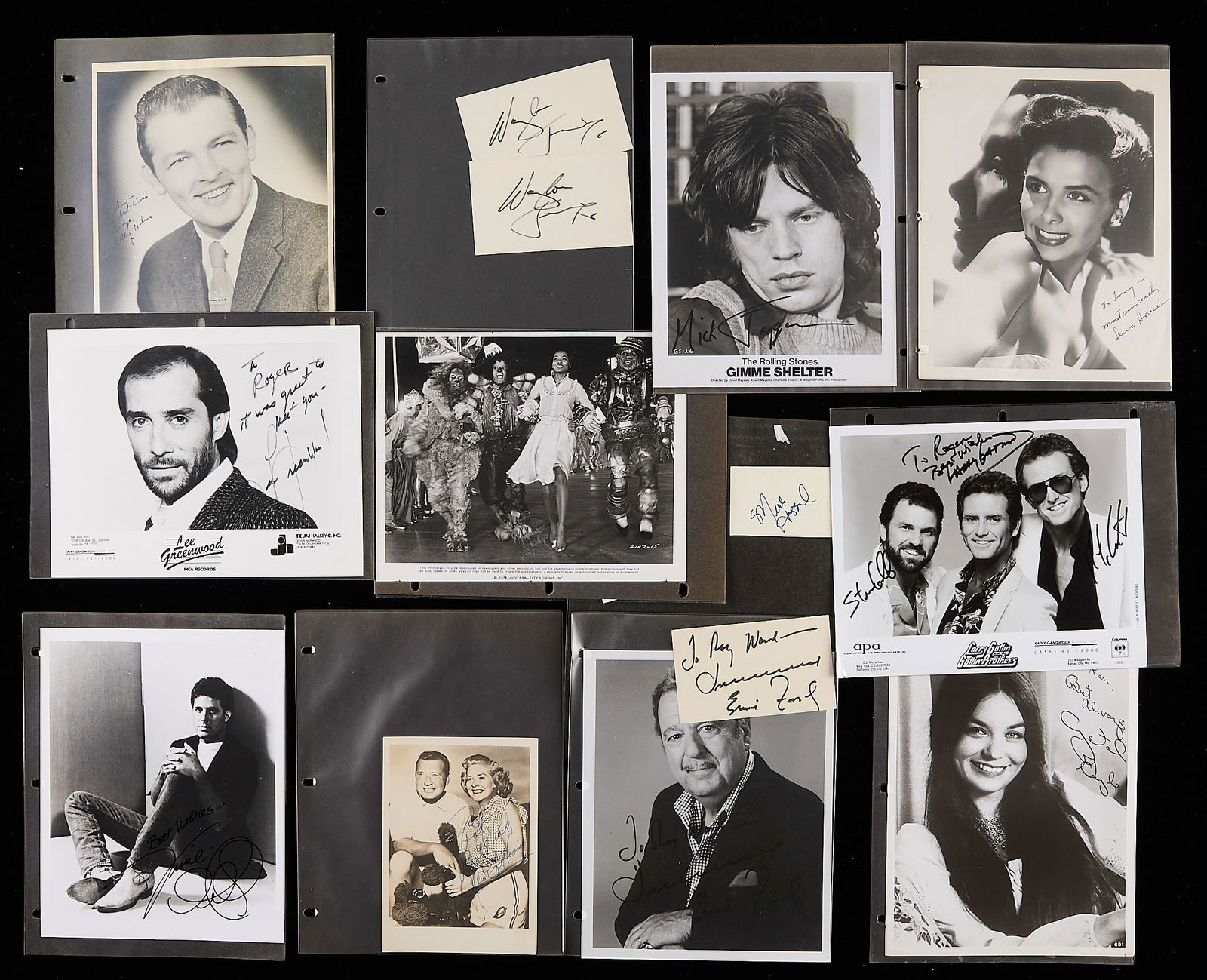 22 Musicians Autographs - Jaggar, Iglesias, & More (1 of 10)