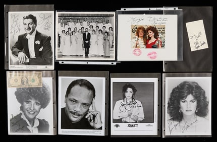 15 Musicians Autographs - Jett, Judds, & More