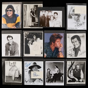 22 Musicians Autographs - Elvis, Newton, & More