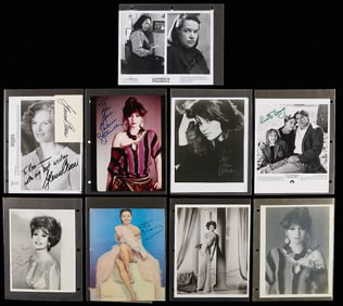 19 Actress Autographs - Bullock, Bates, & More