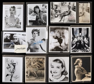 28 Actress Autographs - Davis, Day, Curtis, & More