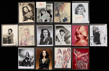 25 Actress Autographs - Streisand, Somers, & More