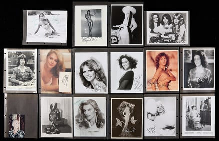 26 Actress Autographs - Welch, Weaver, & More