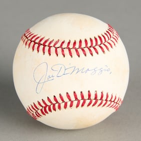 Joe DiMaggio Signed Baseball