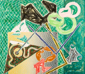 Frank Stella "Shards V" Print 1982