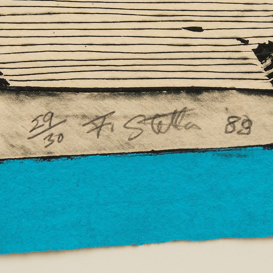 Frank Stella "Swan Engraving Blue" Print - 4