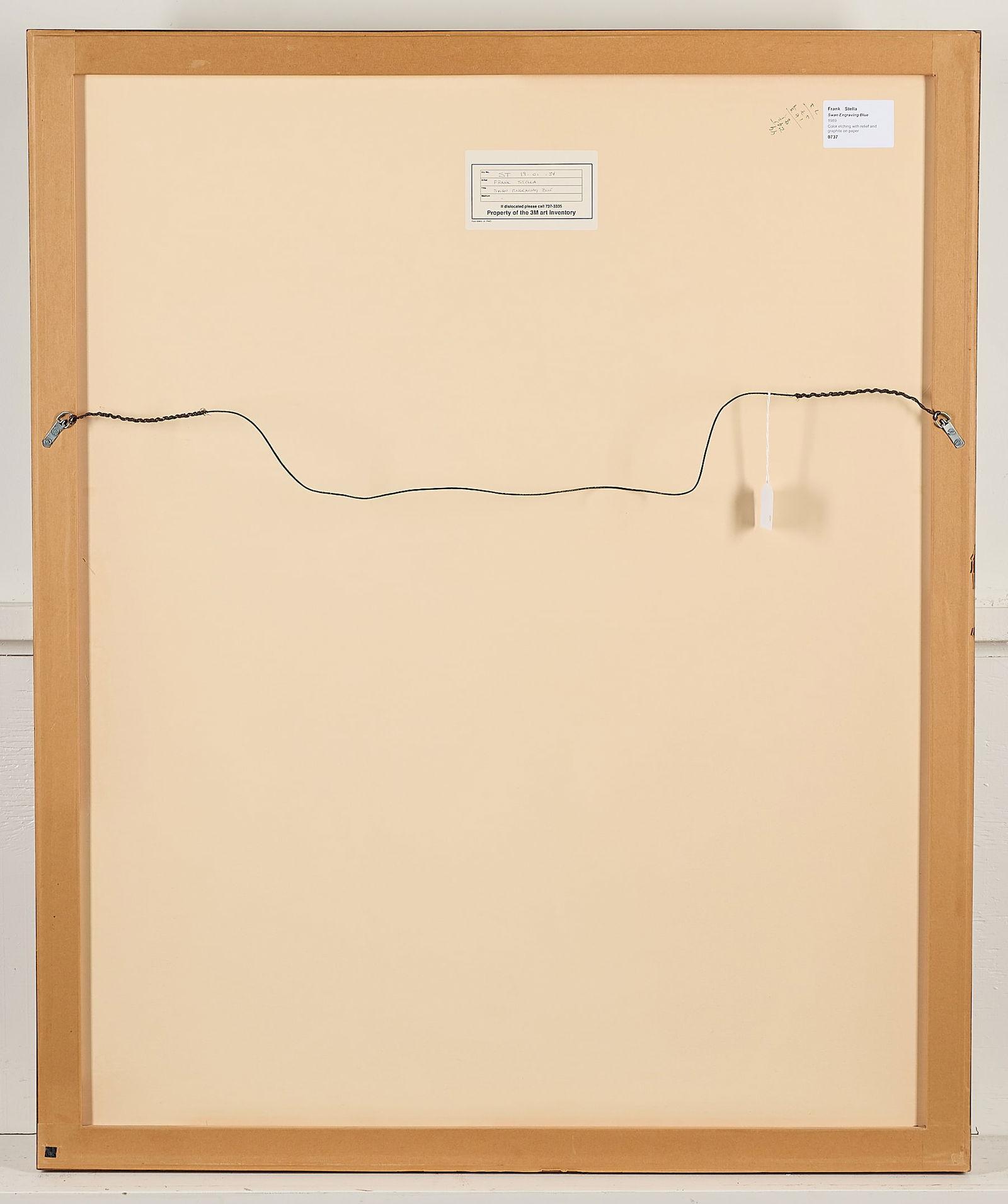 Frank Stella "Swan Engraving Blue" Print - 5